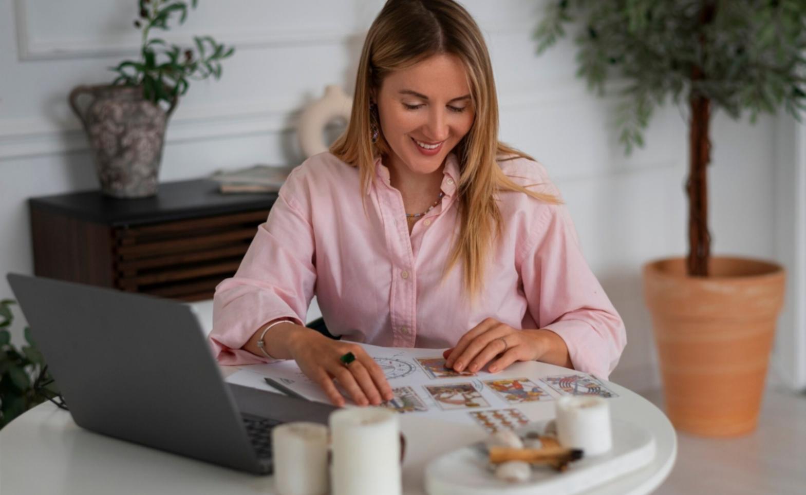 Students working through financial exercises